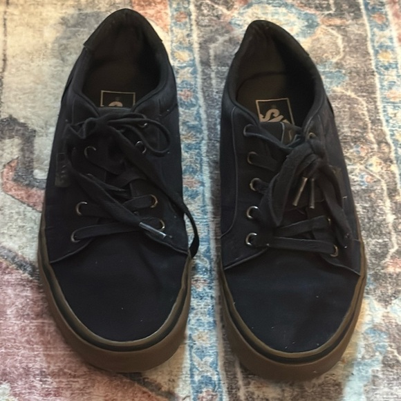VANS Era gumsole black canvas men’s skate shoes lace up Sz 7 1/2 - Picture 1 of 12